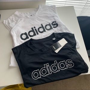 TWO Adidas workout tanks